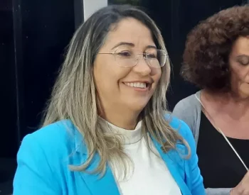 Clorisa Linhares foi oficializada como candidata ao governo do RN pelo PMB. Foto — ©Sérgio Henrique Santos/Inter TV Cabugi.