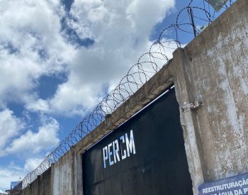 Penitenciária Estadual Rogério Coutinho Madruga, em Nísia Floresta, na Grande Natal — Foto: Pedro Trindade/Inter TV Cabugi