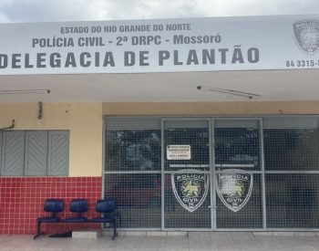 Caso foi registrado em Delegacia de Plantão de Mossoró — Foto: Pedro Hugo/Inter TV Costa Branca