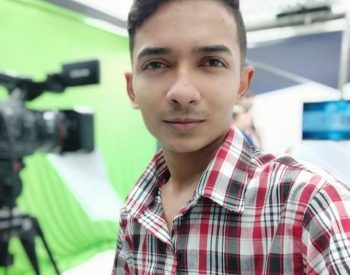 Carlos Romão Barbosa Filho, de 24 anos, conhecido como 'Jubileu', trabalhava como cinegrafista na TV Cidade Oeste — Foto: ReproduçãoCinegrafista é morto a tiros em Mossoró — Foto: Reprodução.