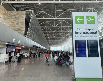 Aeroporto Internacional Aluízio Alves, Aeroporto de Natal, saguão — Foto: Sérgio Henrique Santos/Inter TV