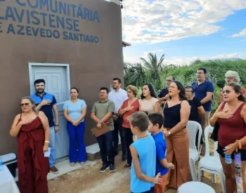 A reinauguração foi também um símbolo do alinhamento entre o poder público e as lideranças comunitárias. — Foto: Divulgação