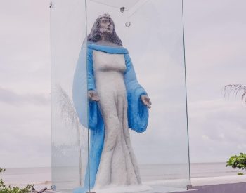 Praça de Iemanjá na orla de João Pessoa é inaugurada após revitalização — Foto: Prefeitura de João Pessoa