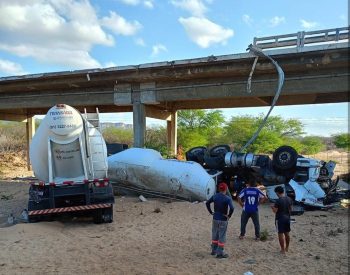 Caminhoneiro morreu após acidente em Lajes — Foto: Redes sociais