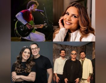 Thales Roberto, Aline Barros, Jefferson e Suelen e Banda Novo Som são algumas das atrações confirmadas — Foto: Redes Sociais