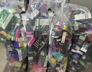 Dois mil cigarros eletrônicos apreendidos em operação da Polícia Civil, em Campina Grande — Foto: Foto: Reprodução Polícia Civil.