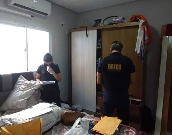 Gaeco cumpre no MA mandado contra membro de organização criminosa suspeita de clonagem de veículos no RN — Foto: Divulgação/Ministério Público do Maranhão