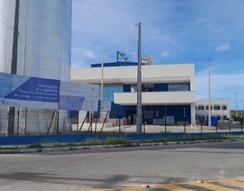 Hospital Municipal de Natal, no Pitimbu, teve inauguração em dezembro de 2024, mas nunca funcionou — Foto: Thiago César/Inter TV Cabugi