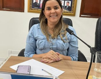 Vereadora Juliana Sampaio – (REPUBLICANOS). Foto — ©Assessoria.
