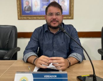 Presidente da Câmara vereador Ozires Neto – (PP). Foto — ©Assessoria.