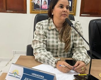 Vereadora Juliana Sampaio – (REPUBLICANOS). Foto — ©Assessoria.