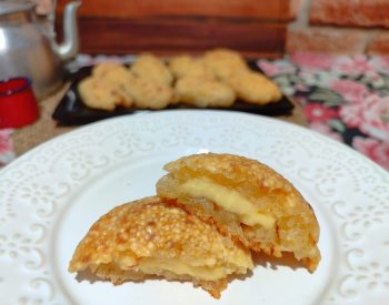 Salgado de tapioca granulada com queijo coalho — Foto: Inter TV Costa Branca