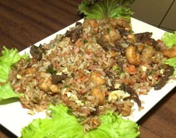 Arroz Chop Suey do Chef JPB — Foto: Reprodução TV Cabo Branco.