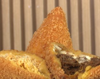 Coxinha de massa de batata do Chef JPB — Foto: Reprodução TV Cabo Branco.