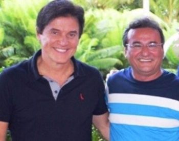 O governador Robinson Faria na festa de aniversário do advogado Adelson Rei, o “Zé Bonitinho potiguar” - Reprodução